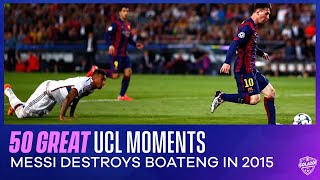 Lionel Messi Destroys Bayerns Jerome Boateng in 2015 UCL Semifinal  CBS Sports Golazo [upl. by Morril]