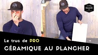 Comment poser la grosse céramique au plancher  comme un pro [upl. by Latoniah669]