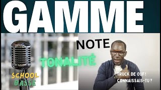 LA GAMME — NOTE — TONALITÉ Les Comprendre [upl. by Nimad]