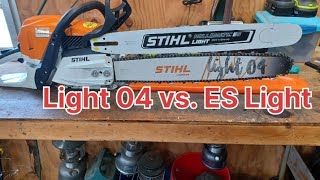 Stihl chainsaw bars Whats the difference [upl. by Cailly]