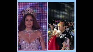 LUCIANA FUSTER Miss Grand International 2023  REACTION DESPEDIDA missgrandinternational [upl. by Juli]