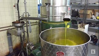 Fabrication de lhuile dolive vierge  Virgin olive oil making  Speracedes France soustitres [upl. by Llireva561]