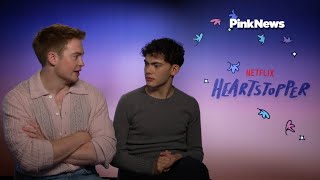 Kit Connor and Joe Locke interview for Pink News for Heartstopper season 3 promo [upl. by Tenenbaum]