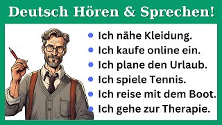 100 Alltagsphrasen auf Deutsch  Einfache häufig genutzte Sätze  Deutsch lernen [upl. by Cinimmod25]