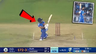 Ruturaj Gaikwad Batting 🔥 Today Match India Vs Australia 3rd T20 Highlights [upl. by Aihsek]