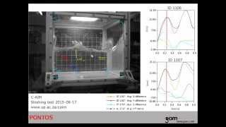 Sloshing Particle tracking velocimetry  60 FPS [upl. by Eillit]