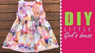 How to sew a basic girls dress  DRESSMAKING [upl. by Becki]