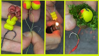 Montage Asticots Bouillette Carpe Amour Blanc Fishing [upl. by Biddy991]