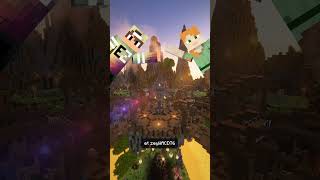 Balancez vos îles en com on passera faire un tour minecraft skyblock [upl. by Noramac]