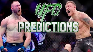 UFC Fight Night Hermansson vs Pyfer Predictions [upl. by Towney]