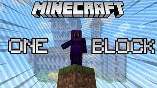 I SURVIVED Minecraft One Block CHALLENGE LIVE [upl. by Portwin]