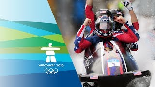 USA Win 4Man Bobsleigh Gold  Vancouver 2010 Winter Olympics [upl. by Gnah]