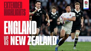 IT WENT DOWN TO THE LAST KICK OF THE GAME  England vs New Zealand  Extended highlights [upl. by Neelyhtak]