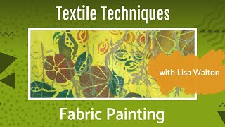 Fabric Painting the Easy Way [upl. by Ahtimat]