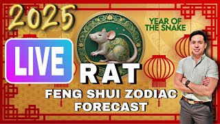 RAT FENG SHUI ZODIAC 2025 FORECAST LIVE [upl. by Ylsel]