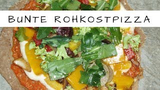 Vegane Rohkost leckere Pizza selber machen [upl. by Jade304]