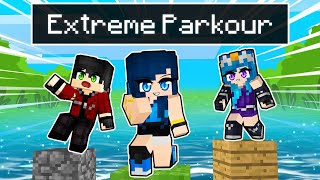 Minecraft but its EXTREME PARKOUR [upl. by Acilgna]