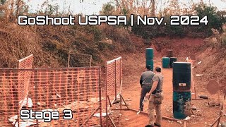 GoShoot USPSA  S3  Nov 2024 [upl. by Ajdan]