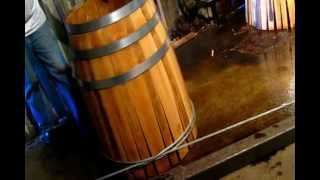 Making Wine Barrels at Nadalié Cooperage Calistoga California [upl. by Malilliw]