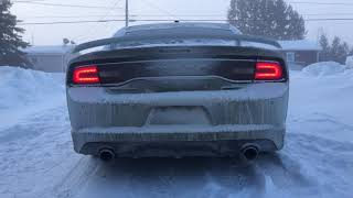 Dodge Charger SRT EXTREME COLD START 38C 36F [upl. by Adriane]