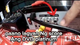 paano lagyan Ng score Ang DVD platinum with mixer equalizer at konzert 502 amplifier connection [upl. by Arnie]