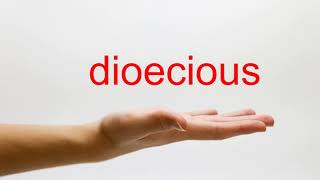 How to Pronounce dioecious  American English [upl. by Hurst663]