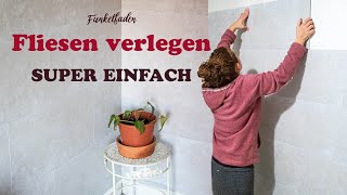 Fliesen selber verlegen im Bad  Super einfach mit KunststoffWandverkleidung [upl. by Finah]