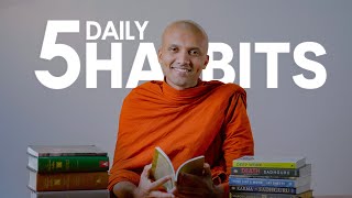 5 Small Habits that Will Change Your Life Forever Monk Advise  Buddhism In English [upl. by Avek532]