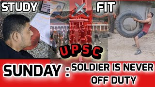 SUNDAY of DEFENCE Aspirant ⚔️✨️  UPSC CDS STUDY DAY  GTO Work and Study  cdsndaupscarmyvlog [upl. by Cathie]