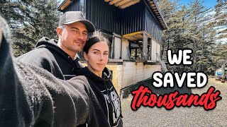 This couple saved THOUSANDS by doing THIS EPIC CONTAINER HOUSE BUILD diy offgrid [upl. by O'Dell]