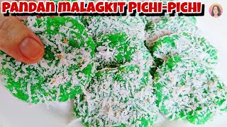 How To Make Pandan Malagkit Pichipichi Malagkit PichipichiKakaninGlutinous Rice Kakanin [upl. by Ettevy]