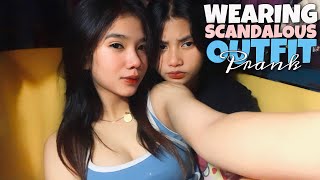 WEARING SCANDALOUS OUTFIT PRANK  Valerie Urbano [upl. by Nizam]