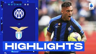 InterLazio 31  Lautaro seals heroic Nerazzurri comeback Goals amp Highlights  Serie A 202223 [upl. by Acinok]