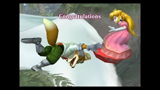 Super Smash Bros Melee Classic Mode Peach [upl. by Annitsirhc]