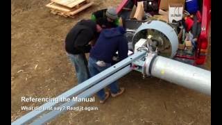 Wind Turbine Installation Evance 5 kW [upl. by Nannarb690]