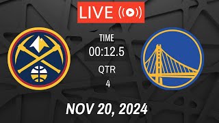 NBA LIVE Denver Nuggets vs Golden State Warriors I November 20 2024 Warriors vs Nuggets 2K Live [upl. by Preston]