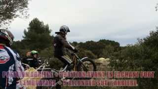 MOTO TRIAL TRAINING PV EN ROUE AVANT CONTRE [upl. by Amjan102]