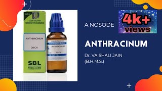 Anthracinum  Homoeopathic medicine [upl. by Atikel846]