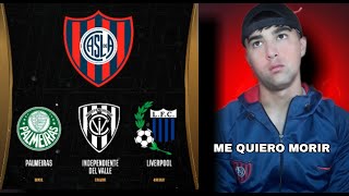 HINCHA DE SAN LORENZO REACCIONA AL SORTEO DE LIBERTADORES 2024  IMPOSIBLE [upl. by Yknarf]