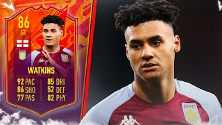 THIS CARD IS CLINICAL 🧊 86 Headliners Ollie Watkins Player Review FIFA 22 Ultimate Team [upl. by Gonzalo]