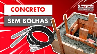 Conheça o Vibrador de Concreto  O Equipamento que deixa o seu concreto perfeito e sem bolhas [upl. by Retsevlys]