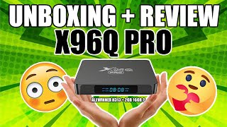 UNBOXING  REVIEW X96Q PRO ALLWINNER H313 LINDA CWBOX [upl. by Wamsley882]