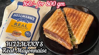 HELLMANN’S Real Mayonnaise  HELLMANN’S Real Mayonnaise Review amp Recipe  HELLMANN’S Veg Mayonnaise [upl. by Dannie]