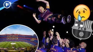 Iniesta a fait ses adieux au Barça  Revue de presse [upl. by Maudie]