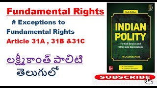 L32 Indian Polity in telugu by Laxmikanth  Indian Polity classes in Telugu for groups APPSC [upl. by Leahcimed]