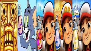 Subway Surfers Sydney VS Tom and jerry jungle run adventure VS Temple Run 2 Lunar New Year 2021 2024 [upl. by Etom]