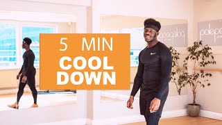 5 MINUTE COOL DOWN amp STRETCHING WORKOUT  DANCESWEAT [upl. by Adian]