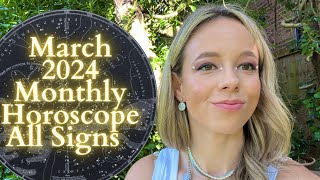 MARCH 2024 HOROSCOPE All Signs Eclipse Season is Back amp Venus in Pisces Sweetens the Deal [upl. by Nohtan298]