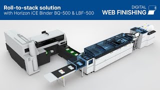 Rolltostack solution with Horizon iCE Binder BQ500 amp LBF500  Hunkeler AG [upl. by Irej]