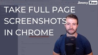 How to take full webpage screenshots with Chrome [upl. by Nanette698]